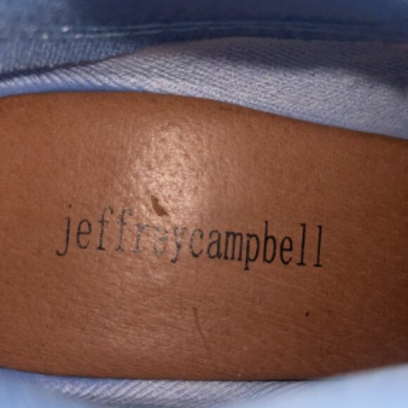 Jeffrey Campbell Hurricane Light Blue Rain Boots – Size 8 - Picture 4 of 4